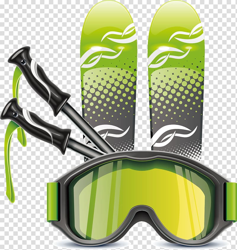 Sport Racket Icon, Green sports equipment eye protection elements transparent background PNG clipart