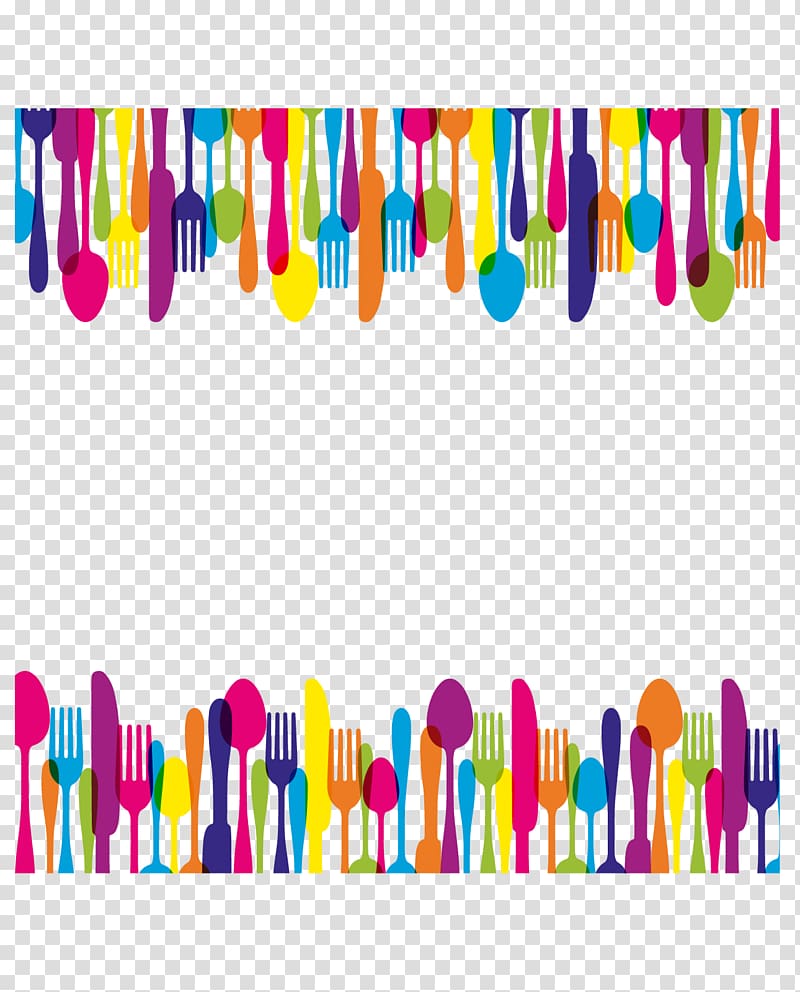 utensil , Knife Fork Spoon, Color shading knife and fork transparent background PNG clipart