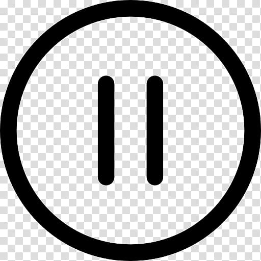 Circle Symbol Line Area , pause button transparent background PNG clipart