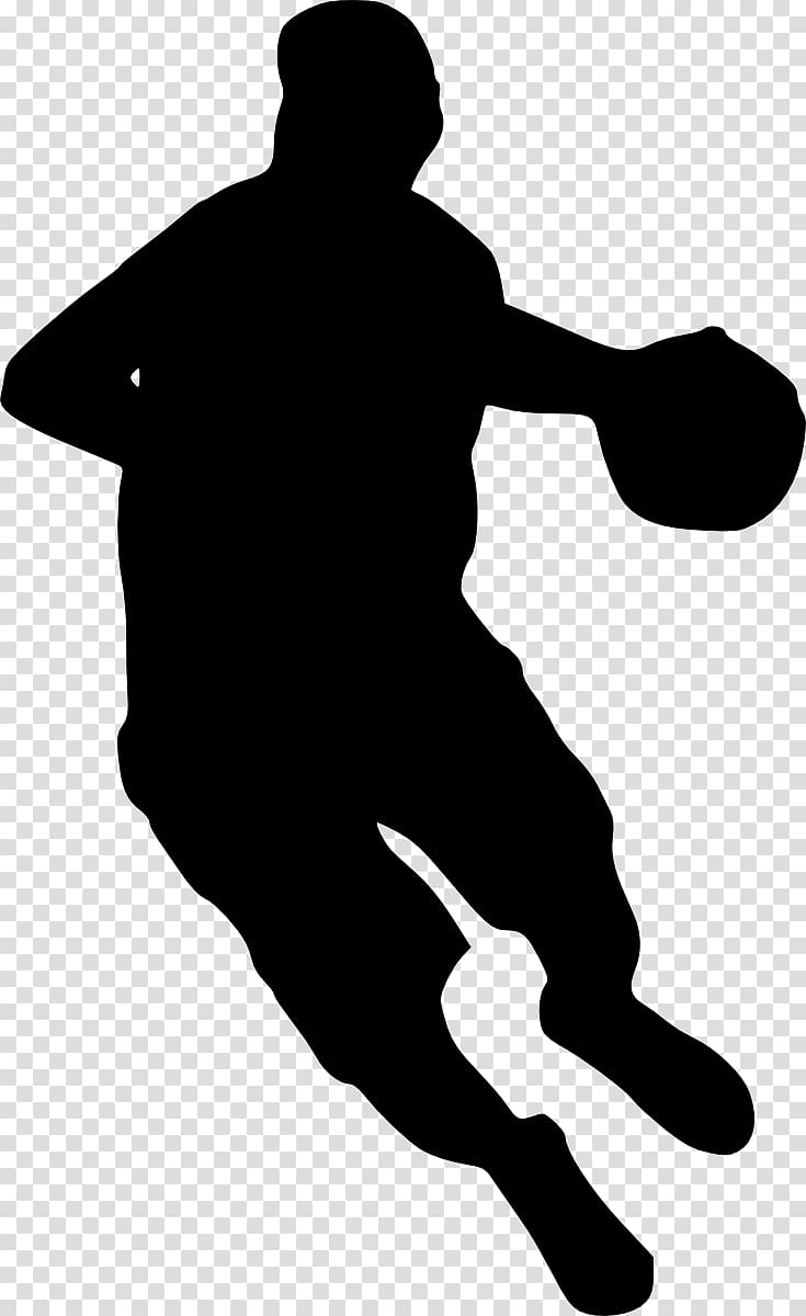 Silhouette Basketball Champions League, silhouettes transparent background PNG clipart