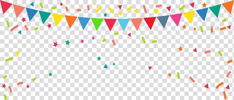 Bunting Banner Flag , Rave party flag, birthday pennant illustration transparent background PNG clipart