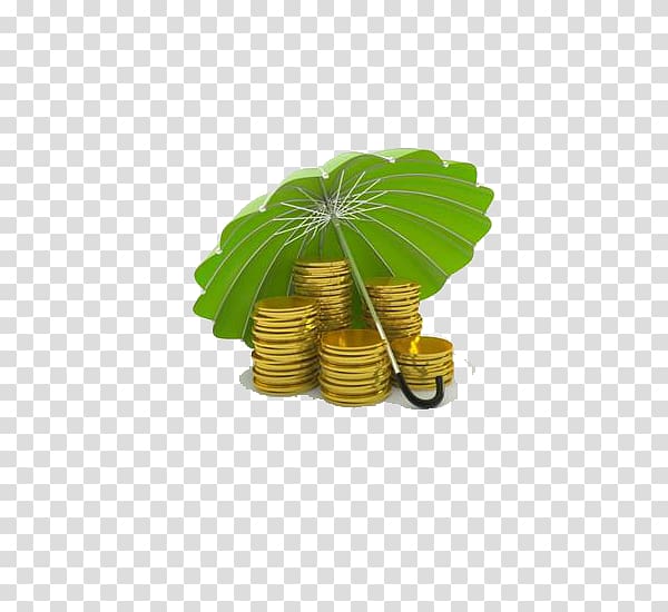 Umbrella Finance Asset Money Service, Umbrella gold transparent background PNG clipart