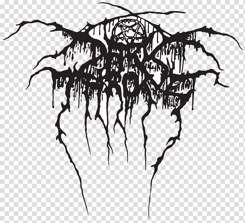 Darkthrone T-shirt Heavy metal Black metal Logo, Satanic transparent background PNG clipart