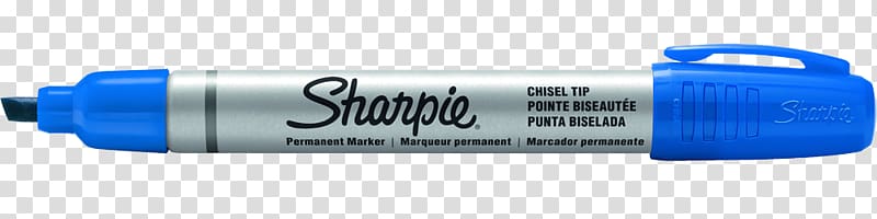 Sharpie Aluminium Permanent Marker Chisel Tip Marker pen Metal, sharpie pens transparent background PNG clipart