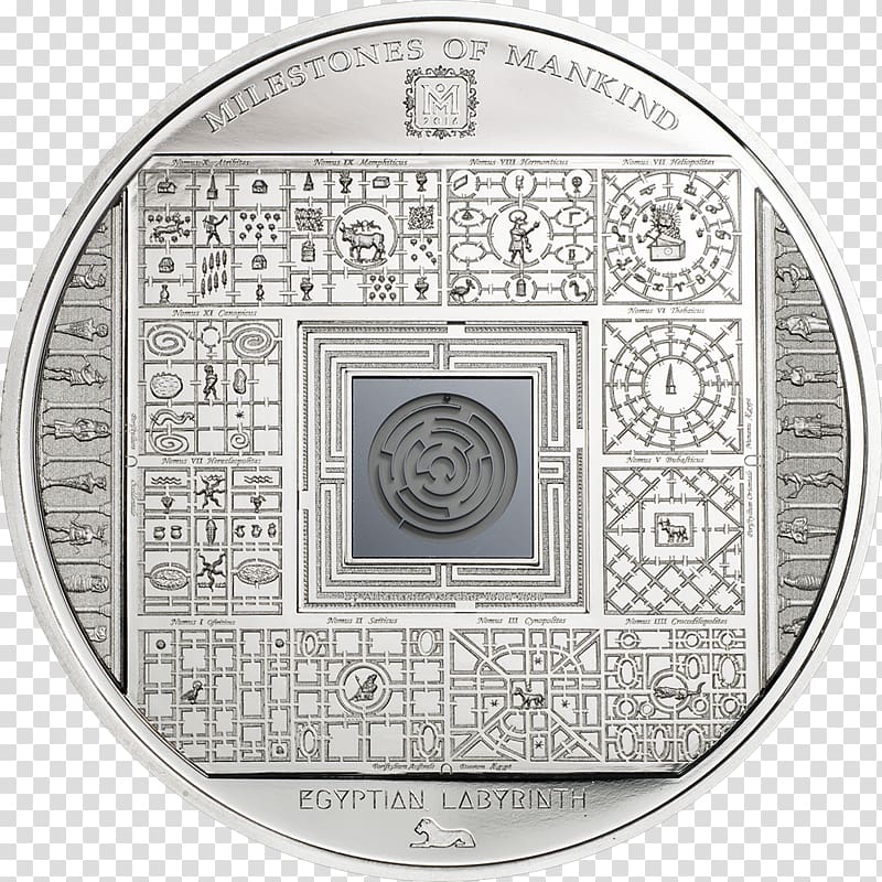 Silver coin Cook Islands Egypt, egyptian money transparent background PNG clipart