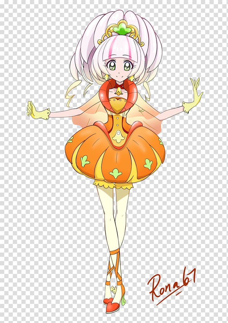 Miyuki Hoshizora Pretty Cure Pumpkin Magical girl Food, pumpkin transparent background PNG clipart