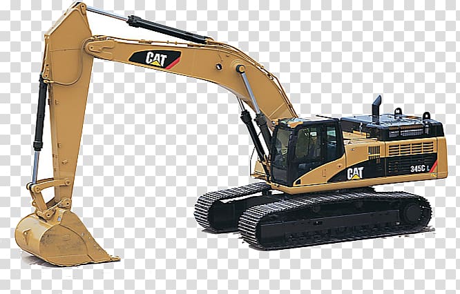 Caterpillar Inc. Excavator Caterpillar C13 Machine Tractor, Crawler Excavator transparent background PNG clipart