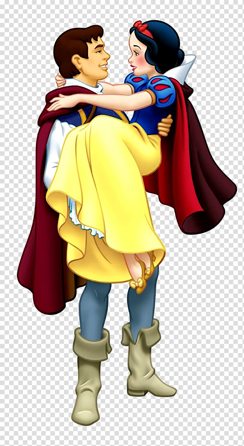 Snow White and prince illustration, Prince Charming Snow White and the Seven Dwarfs Queen, Snow White transparent background PNG clipart