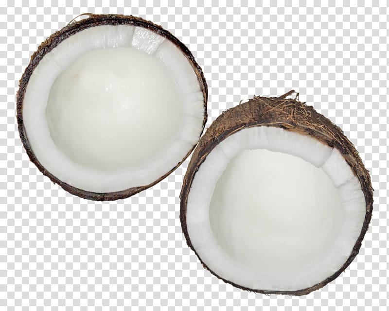 Nata de coco Coconut White, White coconut meat transparent background PNG clipart