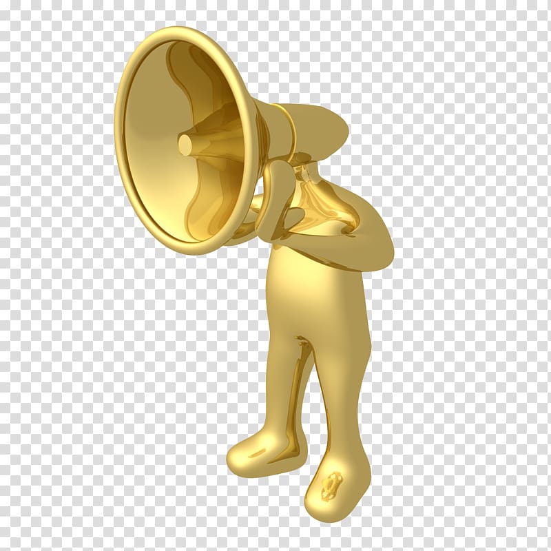 illustration Illustration, Golden trumpet villain transparent background PNG clipart