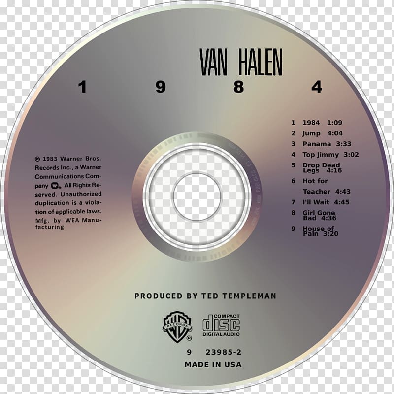 Compact disc Album Violent Femmes Remixes 81-04 Depeche Mode, eddie van halen transparent background PNG clipart