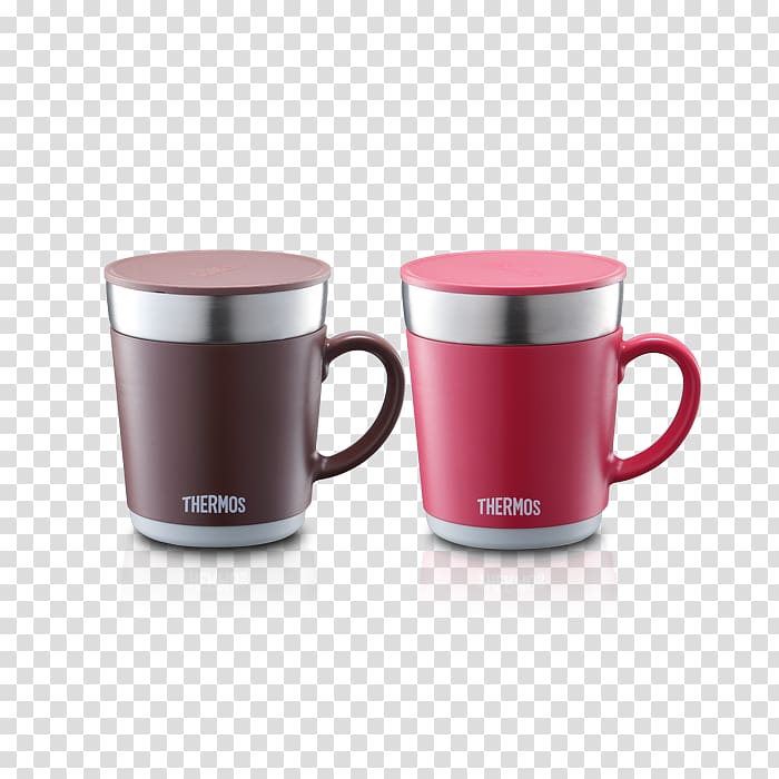Coffee cup Mug Thermoses Thermal insulation Vacuum insulated panel, jujube transparent background PNG clipart