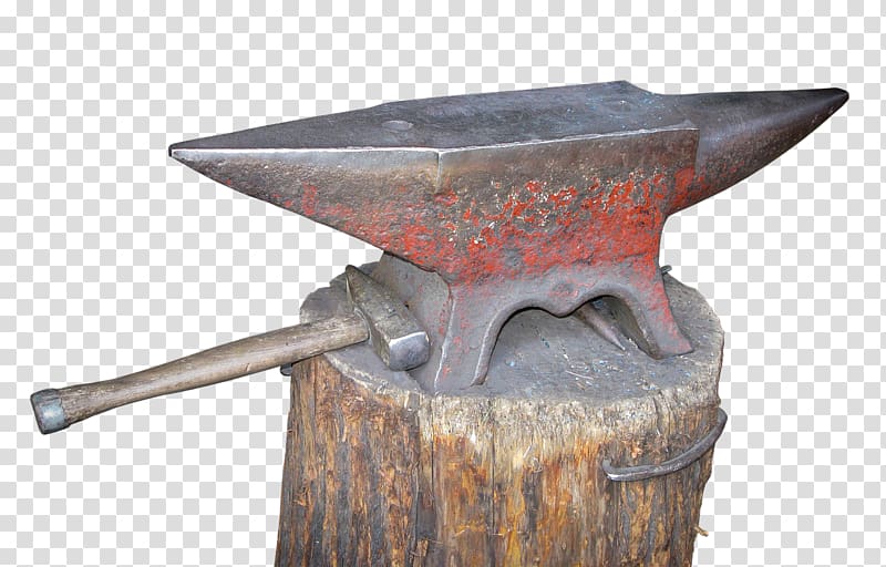 Anvil Blacksmith Forge Forging Hammer, hammer transparent background PNG clipart