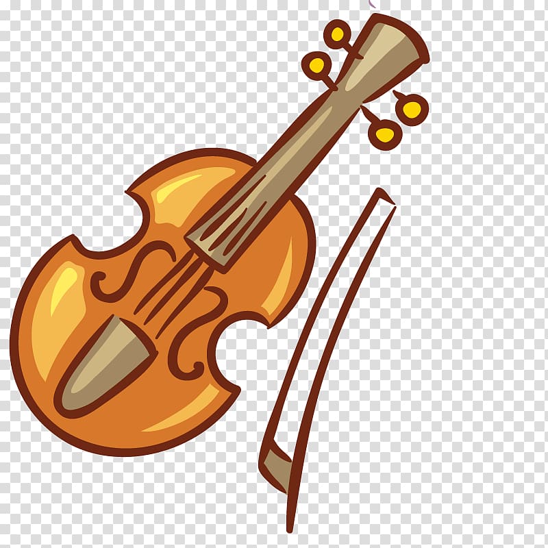 Violin Drawing Musical instrument, Illustration violin transparent background PNG clipart