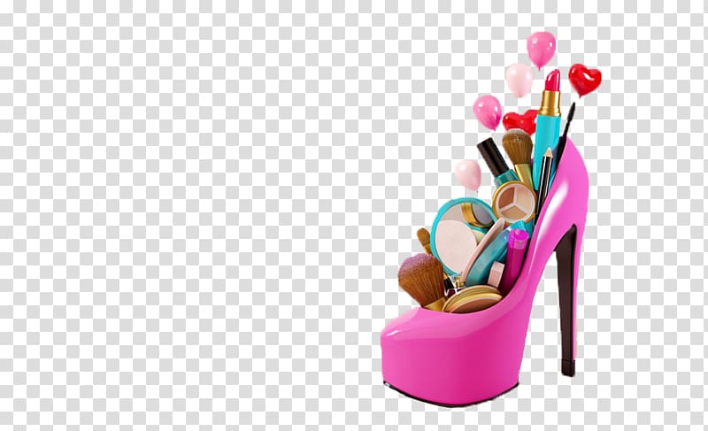 Glitter and Gloss Sweet Sixteen: (Yeah, Right!) Amazon.com Eighteen and Wiser: (Not Quite) Book review, High heels and make-up tools transparent background PNG clipart