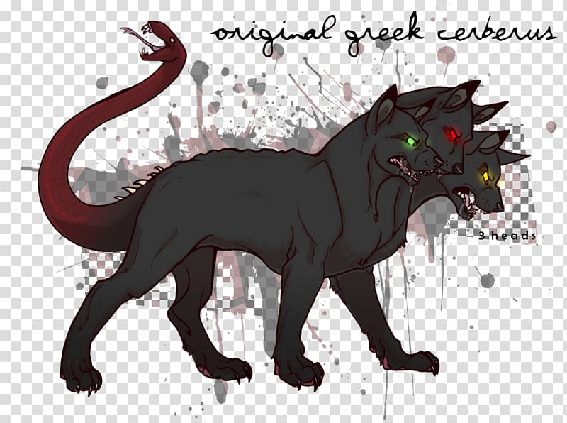 Cat Cerberus Hades Greek mythology Cupid and Psyche, Cat transparent background PNG clipart
