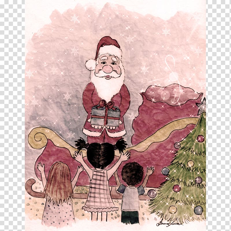 Santa Claus Christmas ornament Panettone, santa claus transparent background PNG clipart