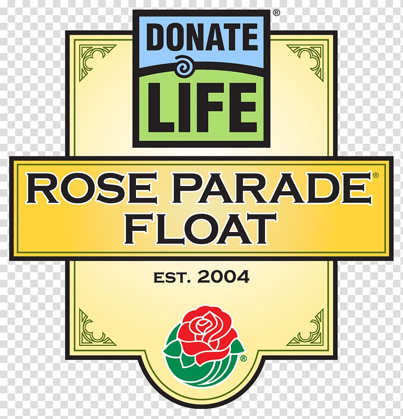 2015 Rose Parade Donate Life America Float Pasadena Donation, float transparent background PNG clipart