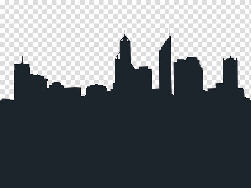 silhouette of buildings illustration, Perth Ultimate Flying Discs , city silhouette transparent background PNG clipart
