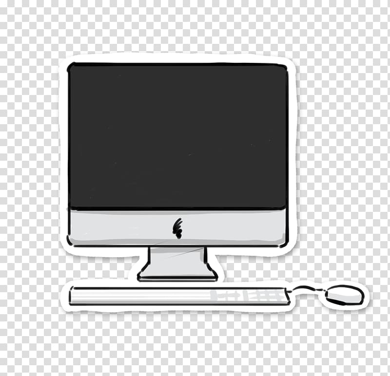 Computer monitor Computer file, Hand drawn computer transparent background PNG clipart