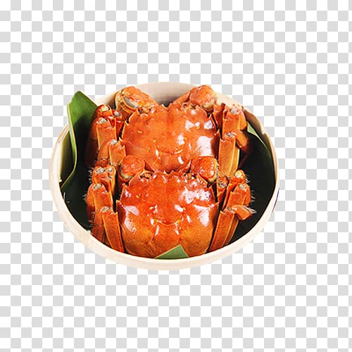Yangcheng Lake King crab Shanghai cuisine Chinese mitten crab, Two crabs transparent background PNG clipart