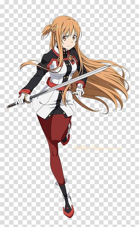 Asuna Sword Art Online: Code Register Kirito Sinon Leafa, asuna yuuki transparent background PNG clipart