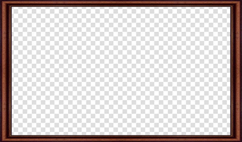 rectangular brown wooden frame , Chess Square Area Board game Pattern, Wood frame transparent background PNG clipart