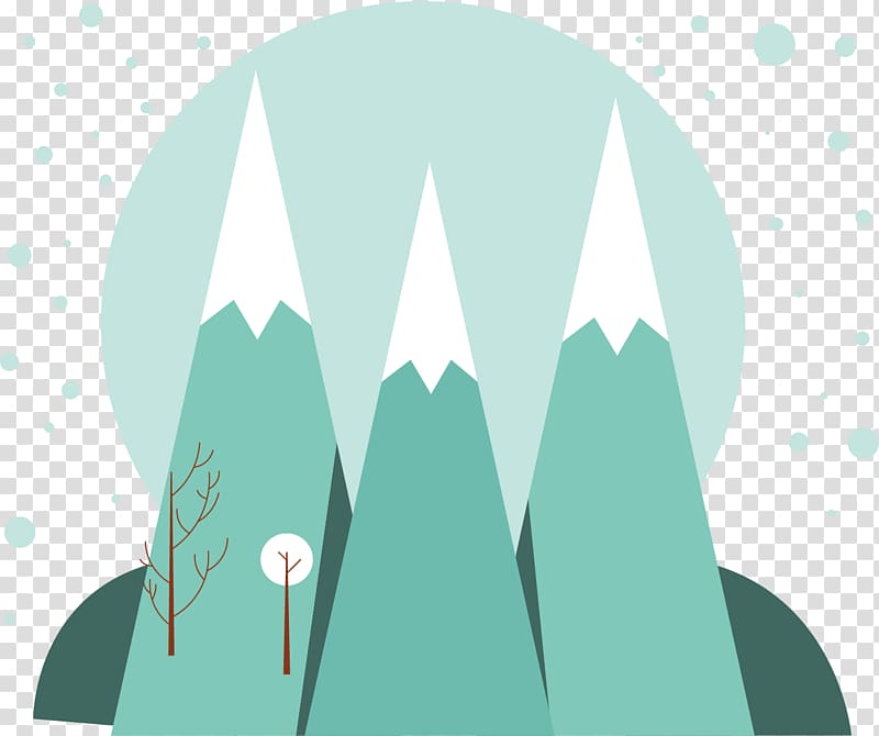Winter Snow Computer file, Creative winter snow trees transparent background PNG clipart