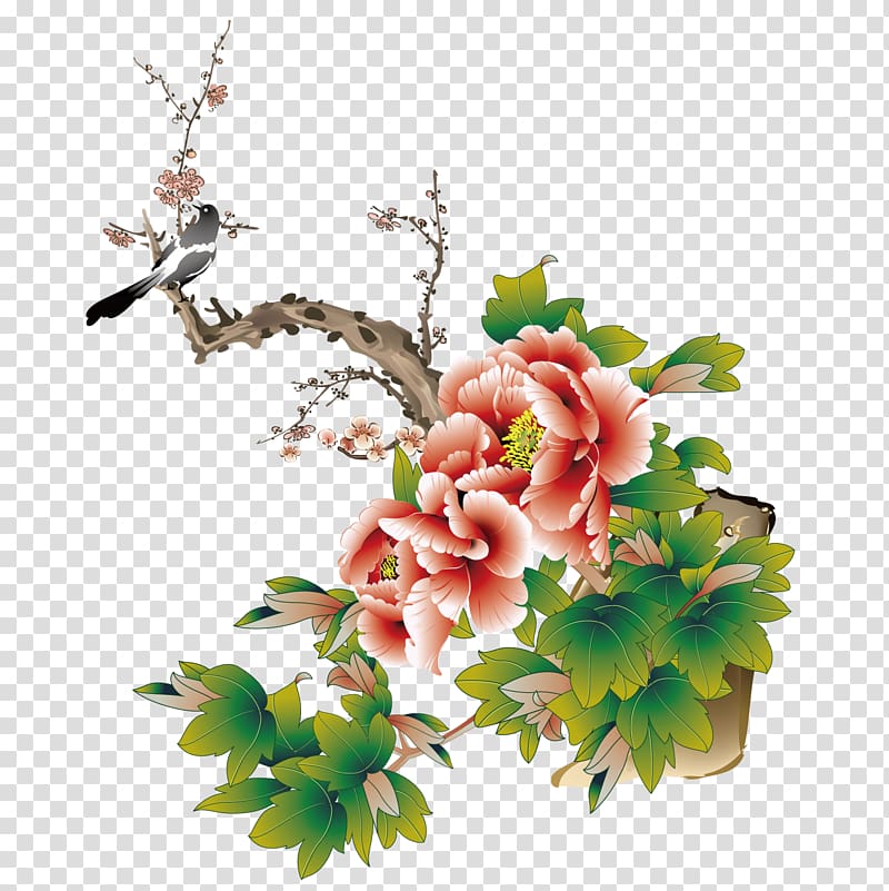 Flower Euclidean , Luoyang Peony transparent background PNG clipart