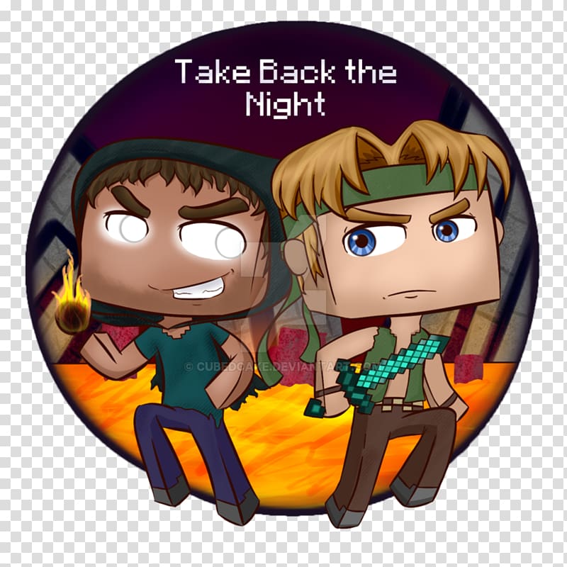 Take Back the Night Minecraft Fan art Herobrine, take back? transparent background PNG clipart