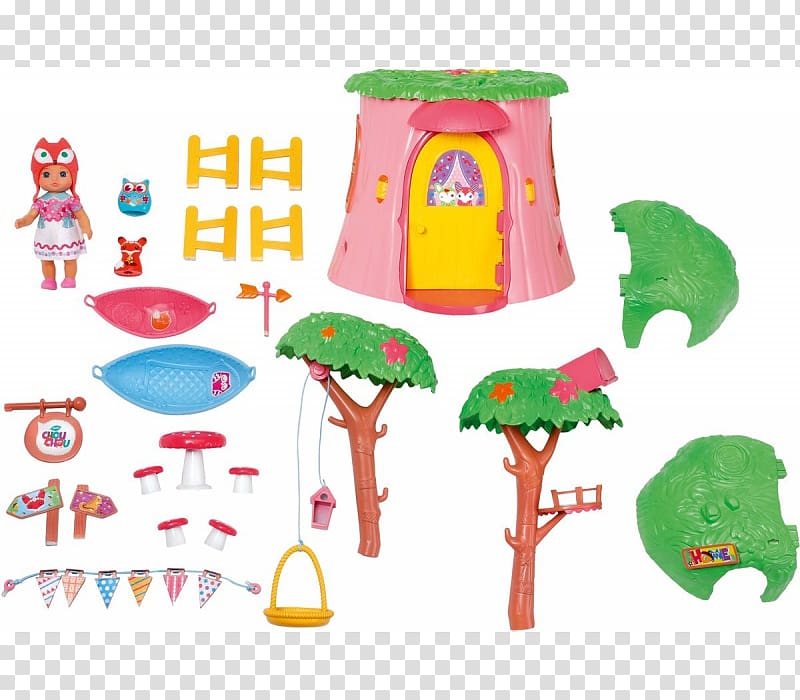 Toy Zapf Creation Dollhouse Tree house, toy transparent background PNG clipart