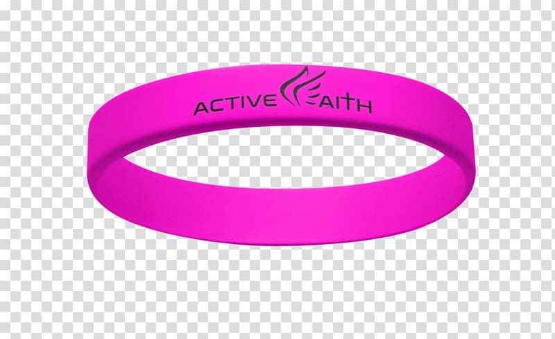 Livestrong wristband Bracelet Bangle Sport, Pink band transparent background PNG clipart
