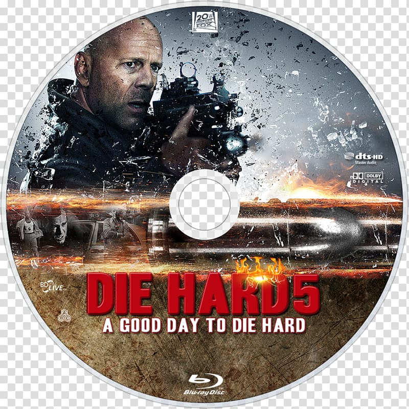 A Good Day to Die Hard Blu-ray disc DVD Die Hard film series Television, dvd transparent background PNG clipart