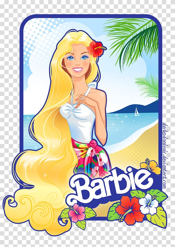 Barbie Doll, love illustration transparent background PNG clipart