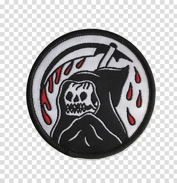 Round Here We Rep That Death nothingtofear Memento mori, patchs transparent background PNG clipart