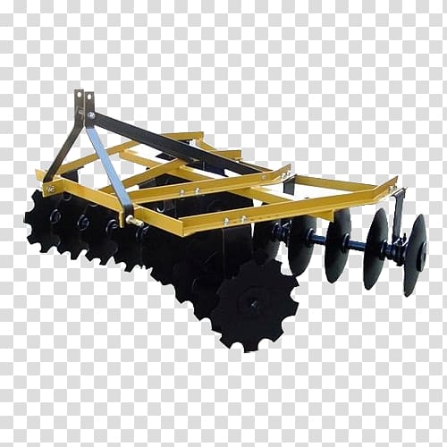 Disc harrow Three-point hitch Tractor Farm, tractor transparent background PNG clipart