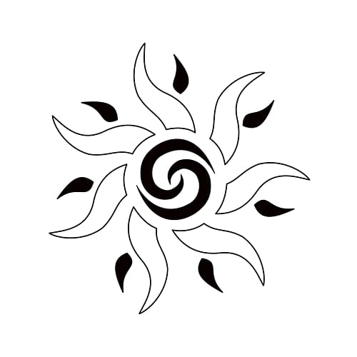 Tattoo Tribe Drawing Symbol Stencil, Heart Star Tattoo Designs transparent background PNG clipart