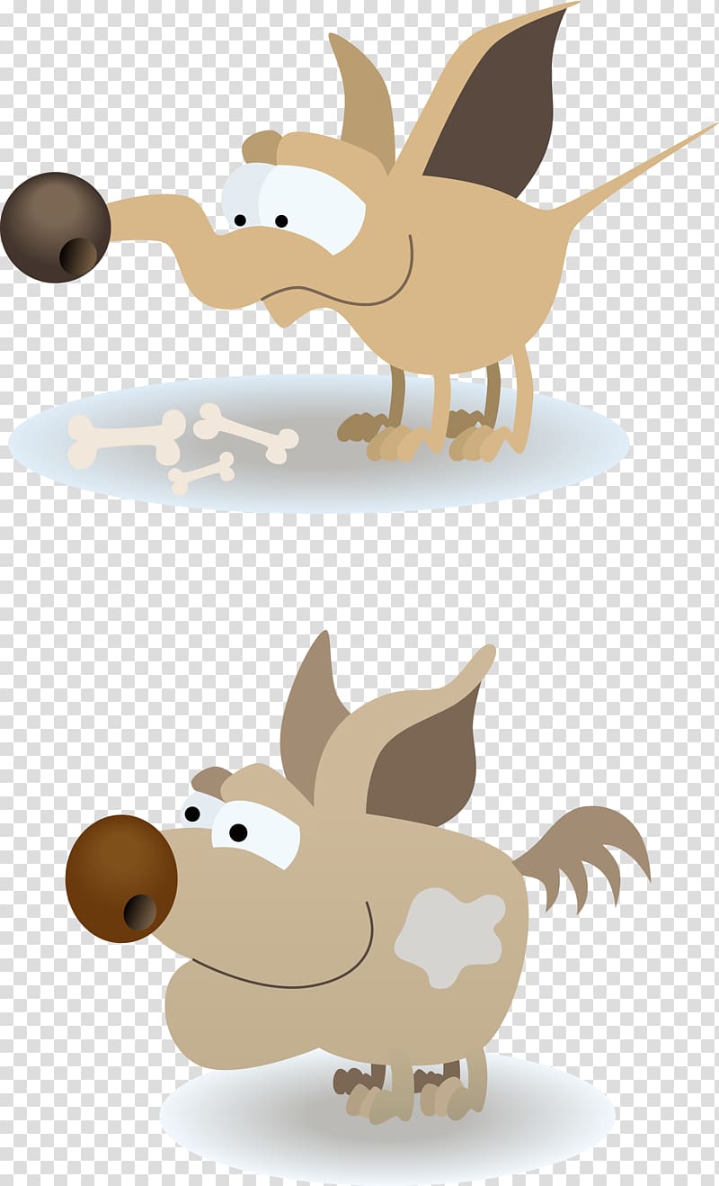 Boxer Puppy Cartoon Illustration, long nose puppies transparent background PNG clipart