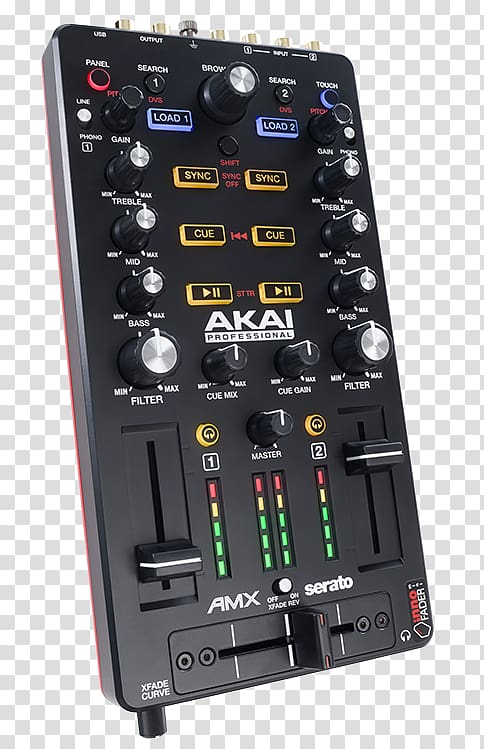 Akai AMX Sound Cards & Audio Adapters Audio Mixers Audio control surface, audio mixer transparent background PNG clipart