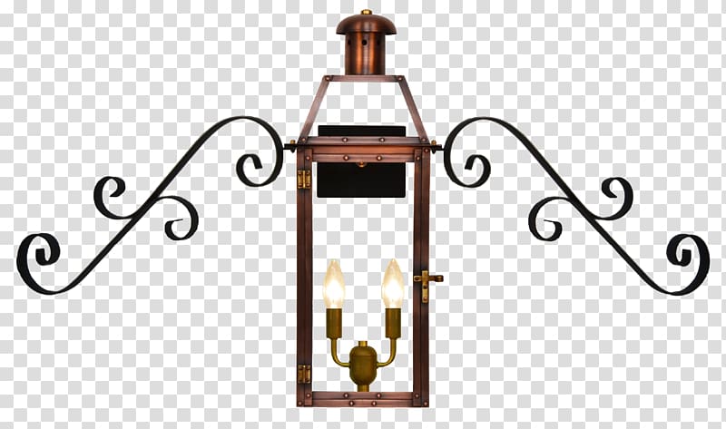 Light fixture Lantern Gas lighting French Quarter, light transparent background PNG clipart