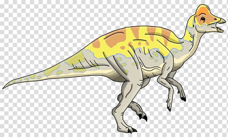 Velociraptor Tyrannosaurus Line art Terrestrial animal, Corythosaurus transparent background PNG clipart