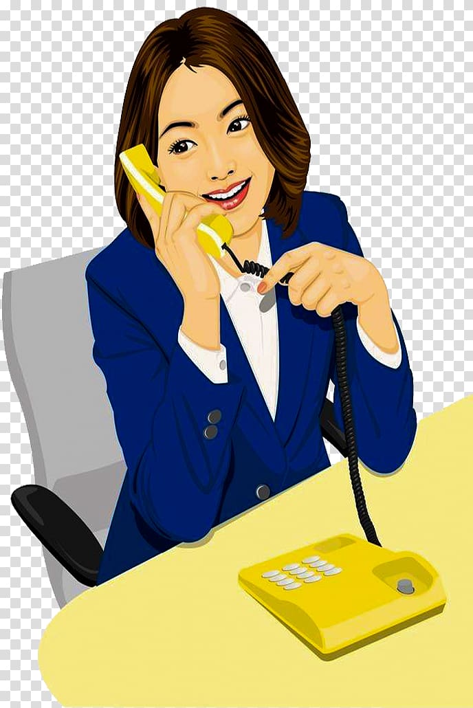 Samsung Galaxy S Plus Telephone call Landline, The lady answers the phone transparent background PNG clipart