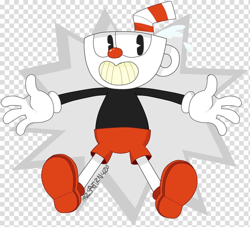 Cuphead Studio MDHR Cartoon Drawing, cuphead transparent background PNG clipart