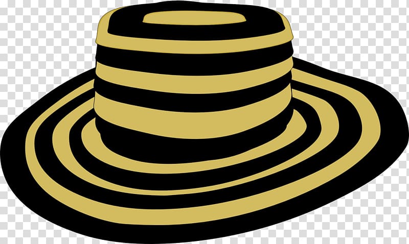 Sombrero vueltiao , Hand-painted striped hat transparent background PNG clipart
