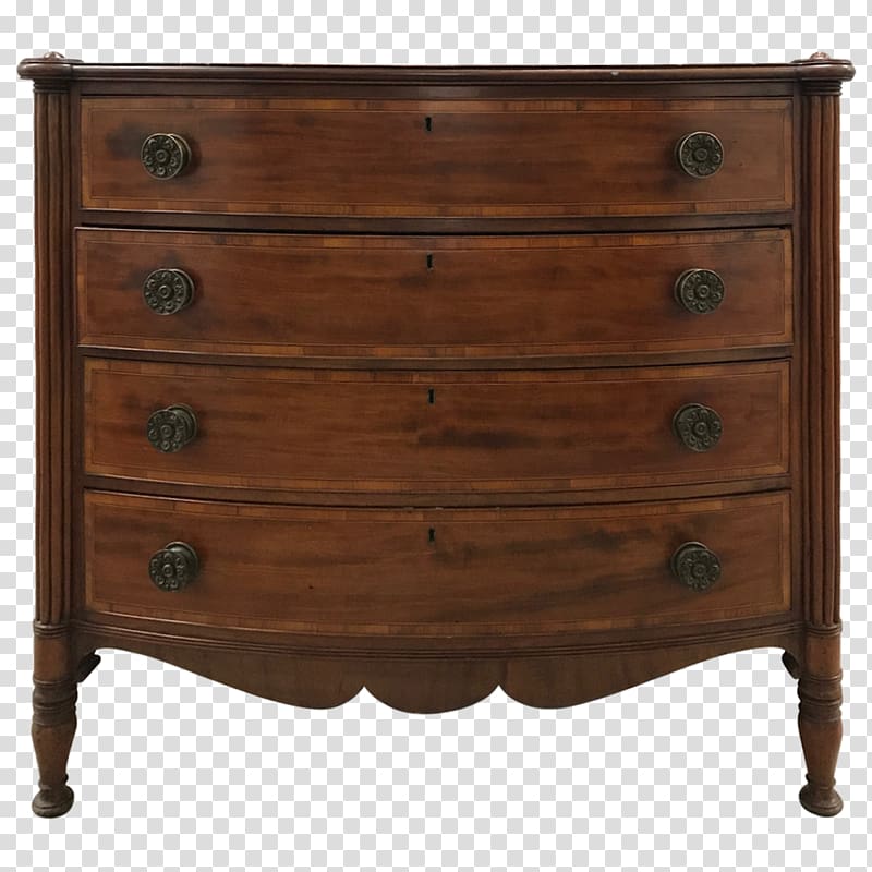 Chest of drawers Chiffonier Wood stain, mahogany transparent background PNG clipart