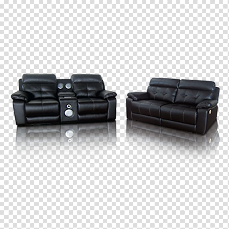 Couch Recliner Chair Leather Living room, Bonded Leather transparent background PNG clipart