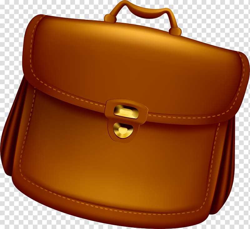 Briefcase Satchel Bag Leather , bag transparent background PNG clipart
