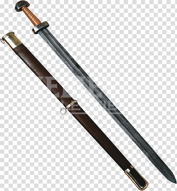 Damascus Sabre Viking sword Scabbard, Sword transparent background PNG clipart