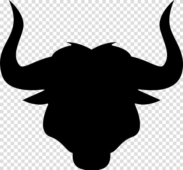 Cattle Bull Silhouette , bull transparent background PNG clipart