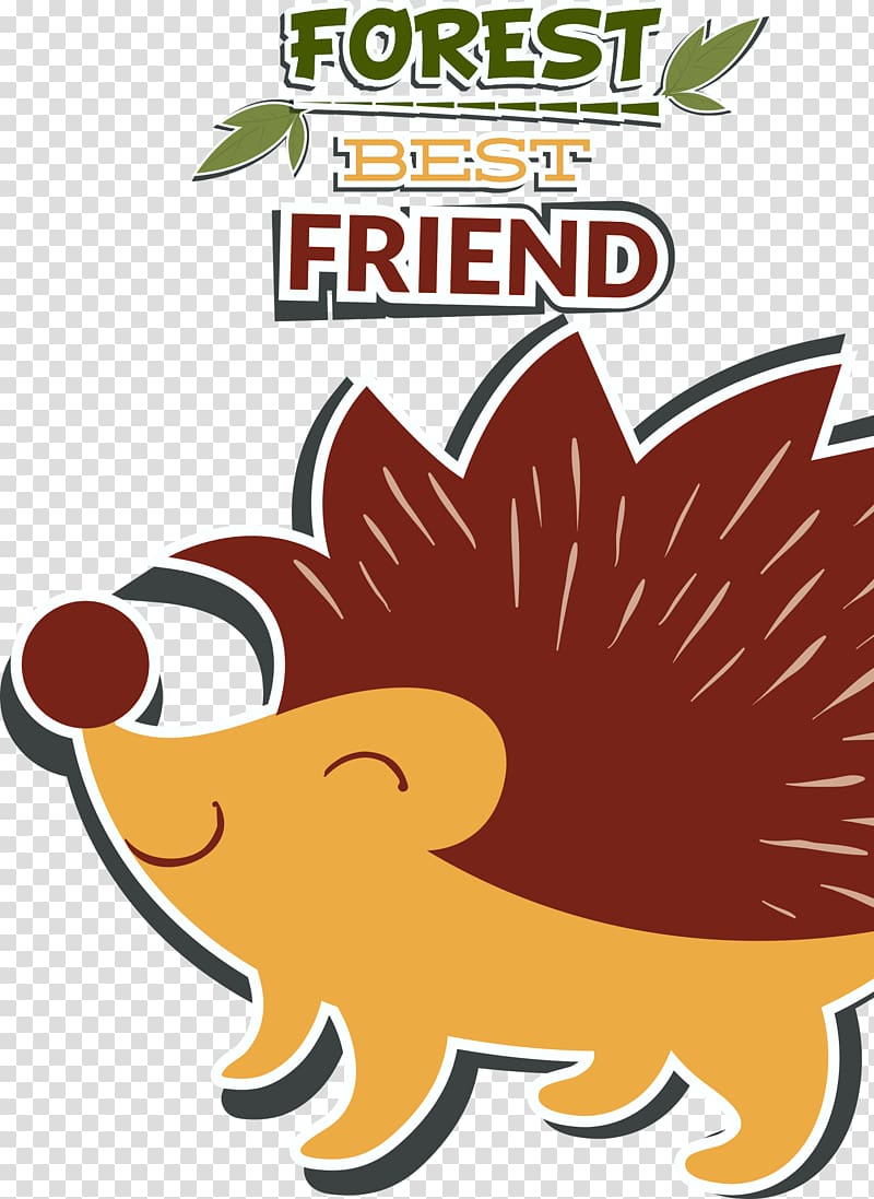 Illustration, illustration Hedgehog friend transparent background PNG clipart